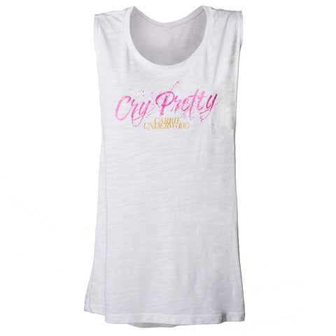 "Cry Pretty" Muscle Tank Top