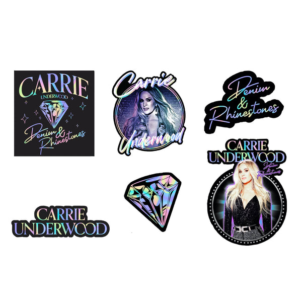 Denim & Rhinestones Stickers