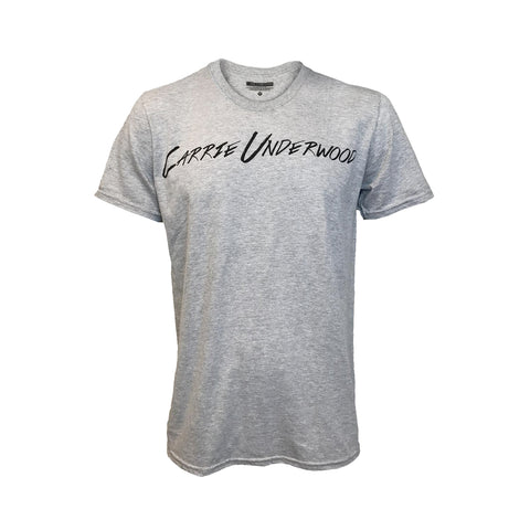 Grey Script T-Shirt