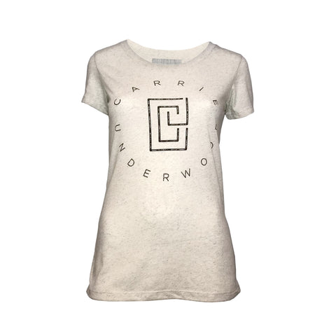 Ladies Oatmeal Circle T-Shirt