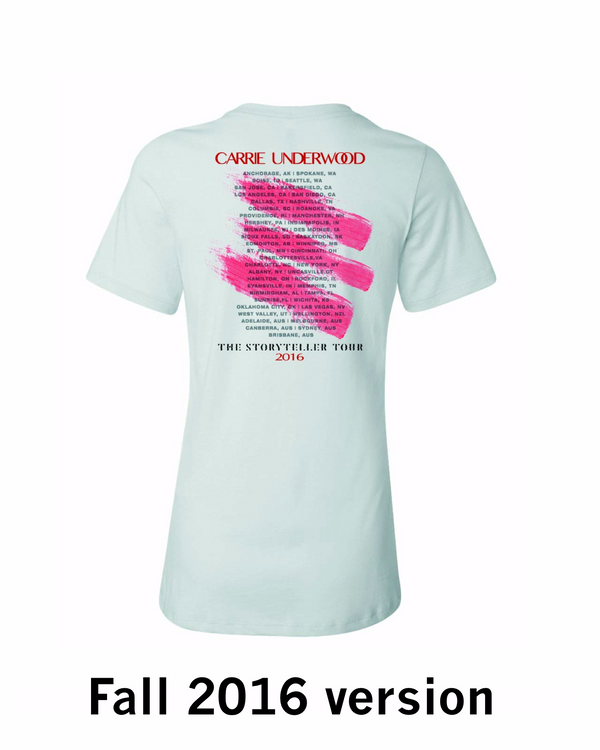 Ladies White Itinerary T-Shirt