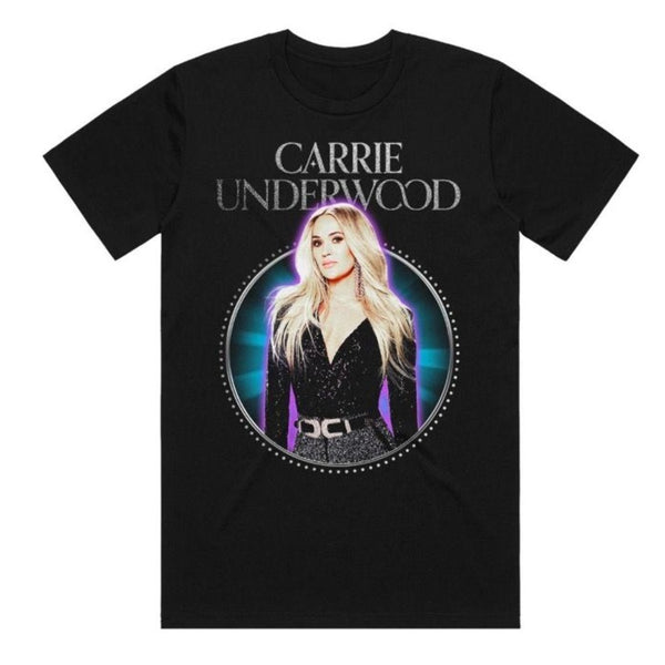 Black Circle Denim & Rhinestones Tour Itinerary T-Shirt Front