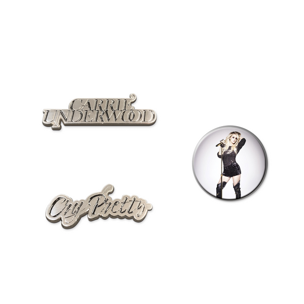 The Cry Pretty Tour 360 Enamel Pin Set