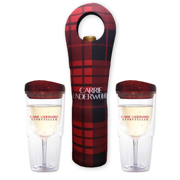 2 Storyteller Wine Tumblers with Wine Sleeve
