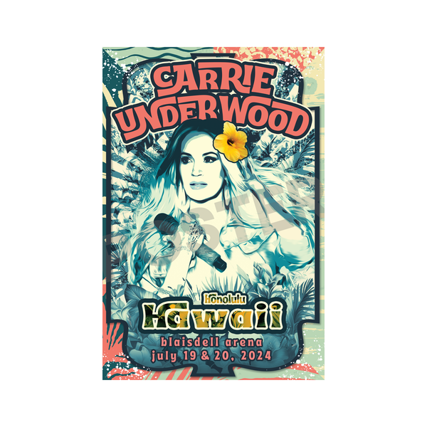 HAWAII SPECIAL EDITION POSTER – Carrie Underwood Online Store