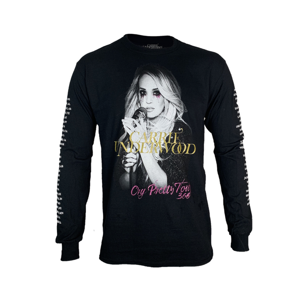 The Cry Pretty Tour 360 Itinerary Long Sleeve Shirt