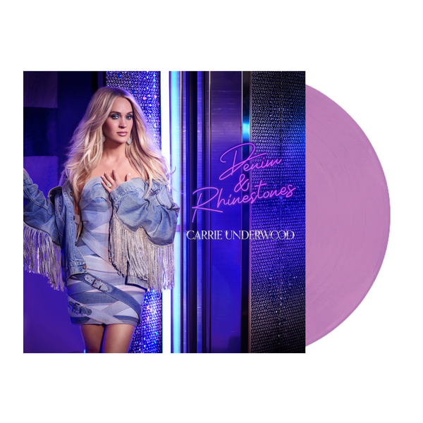 Denim & Rhinestones Purple Vinyl