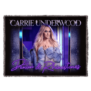 Denim & Rhinestones Sublimated Throw