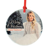 White Dress Ceramic Ornament