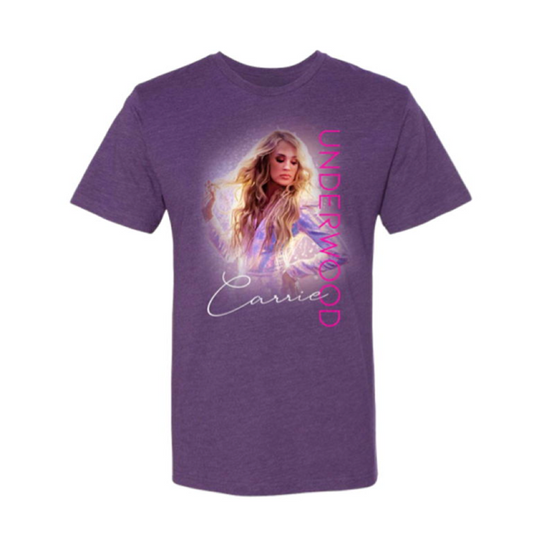 Vintage Purple Photo T-shirt