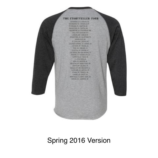 The Storyteller Tour 3/4 Sleeve