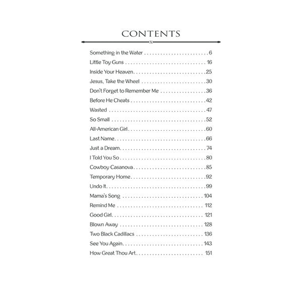 Carrie Underwood - Greatest Hits Songbook