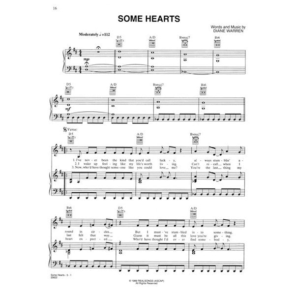 Carrie Underwood - Some Hearts Songbook