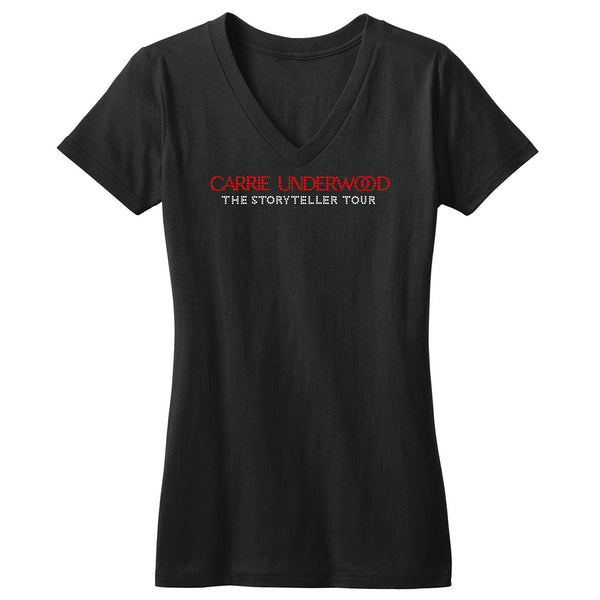 Ladies Bling V-Neck