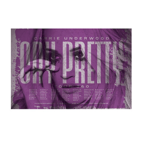 The Cry Pretty Tour 360 Poster
