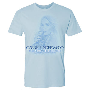 Ice Blue Admat Carrie T-Shirt