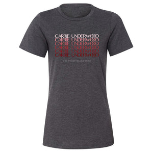 Ladies Charcoal Ombre T-Shirt