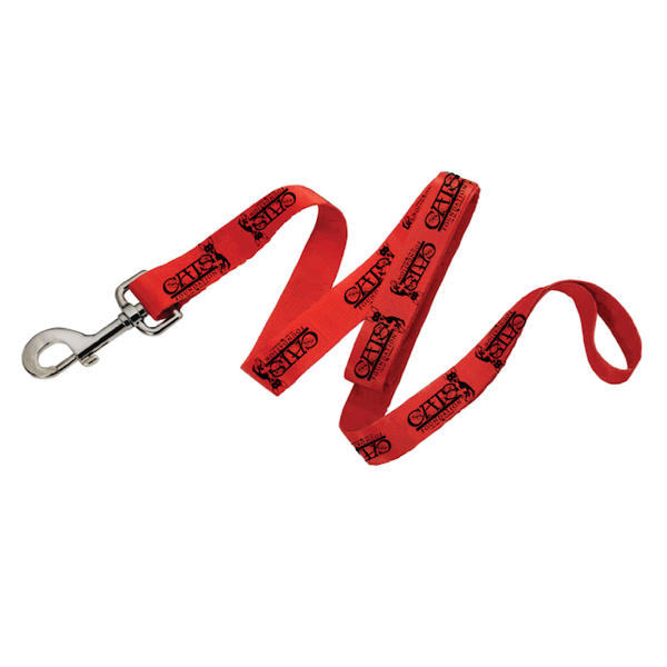 C.A.T.S. Foundation Large Red Leash