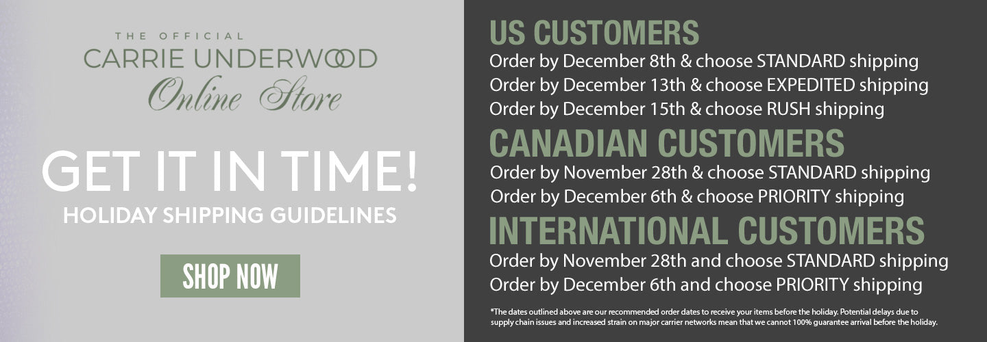 Get It In Time! Holiday Shipping Guidelines